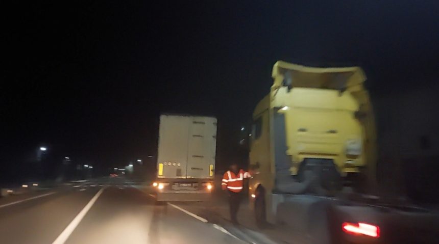 Tir implicat intr-un accident rutier la Capu Dealului
