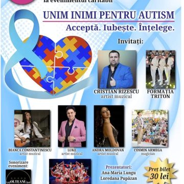 Cristian Rizescu cântă la Târgu Jiu pentru un eveniment caritabil